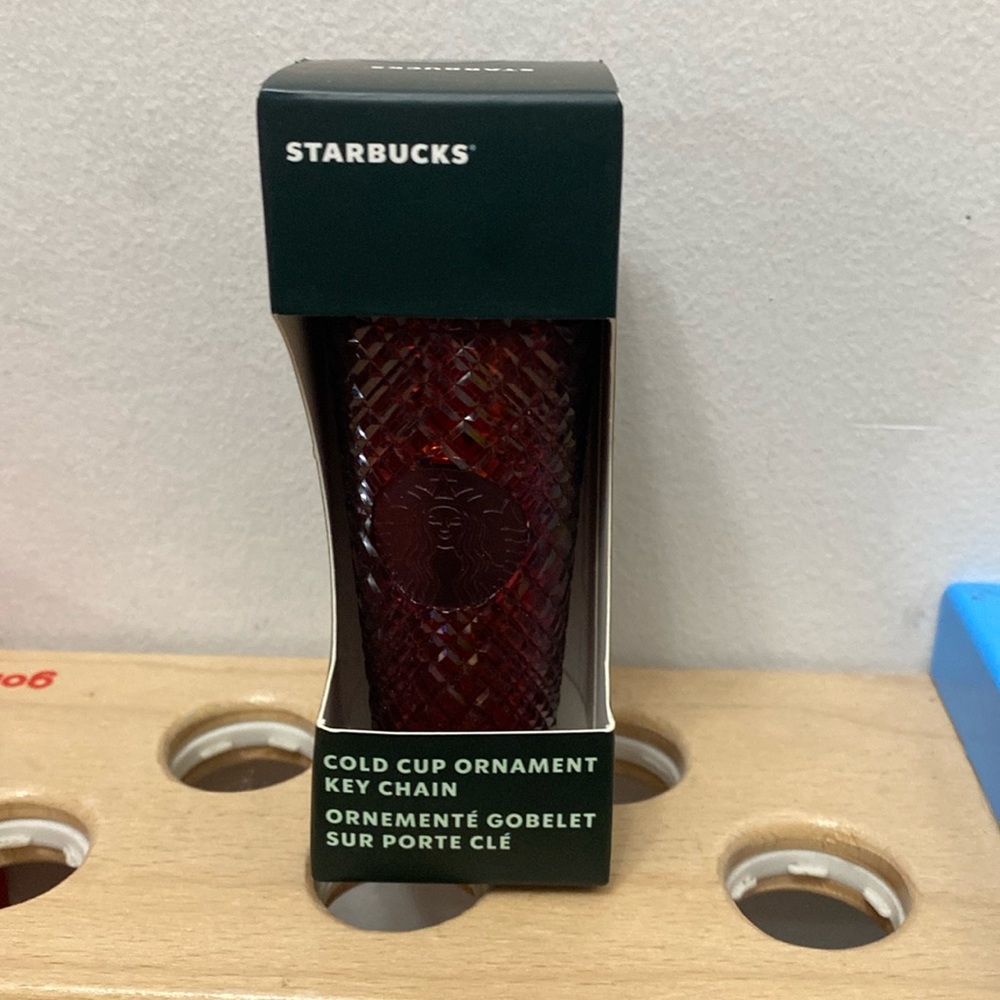 BNWT 2022 Starbucks Merlot Jeweled Cold Cup
Ornament Holiday